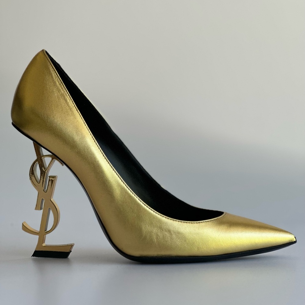 Saint Laurent Opyum Gold YSL shoes!